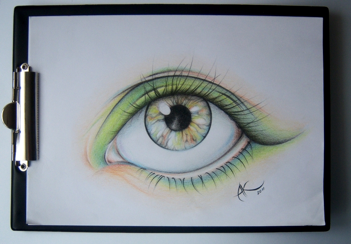 Colorful Eye Finished