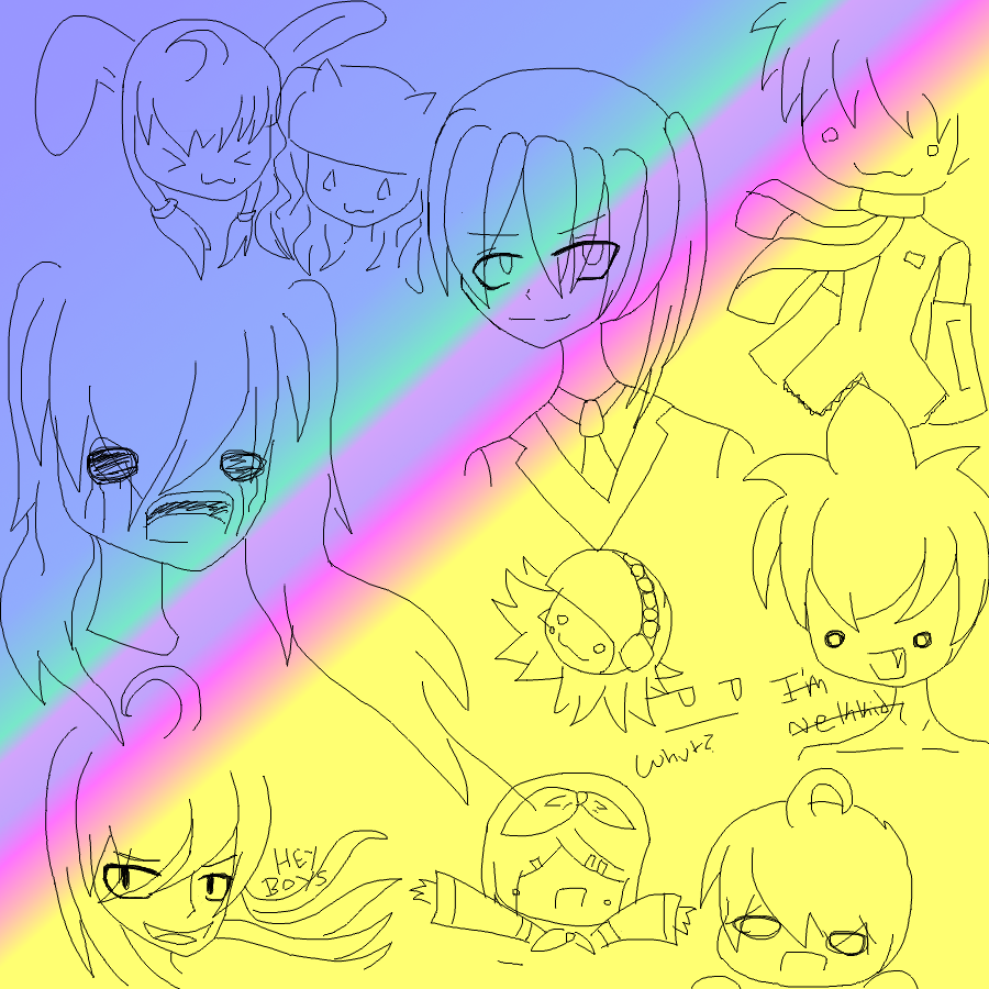 VOCALOID SKETCH DUMP YOOOOOOOOO