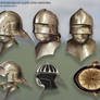 Gothic Style Sallet Helmet