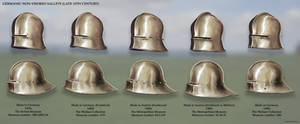 Germanic Non-Visored Sallets (late 15th Century)