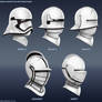 Helmet Concepts for First Order Knight