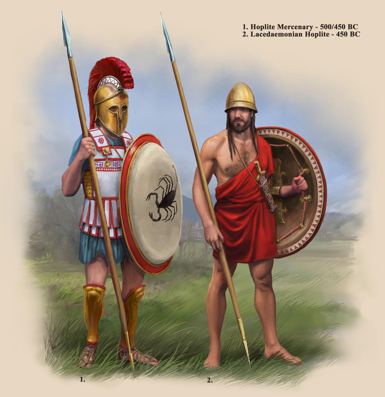 Classical Greek Hoplites By RobbieMcSweeney On DeviantArt classical-greek-hoplites-by-robbiemcsweeney-on-deviantart