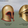 Corinthian style helmets