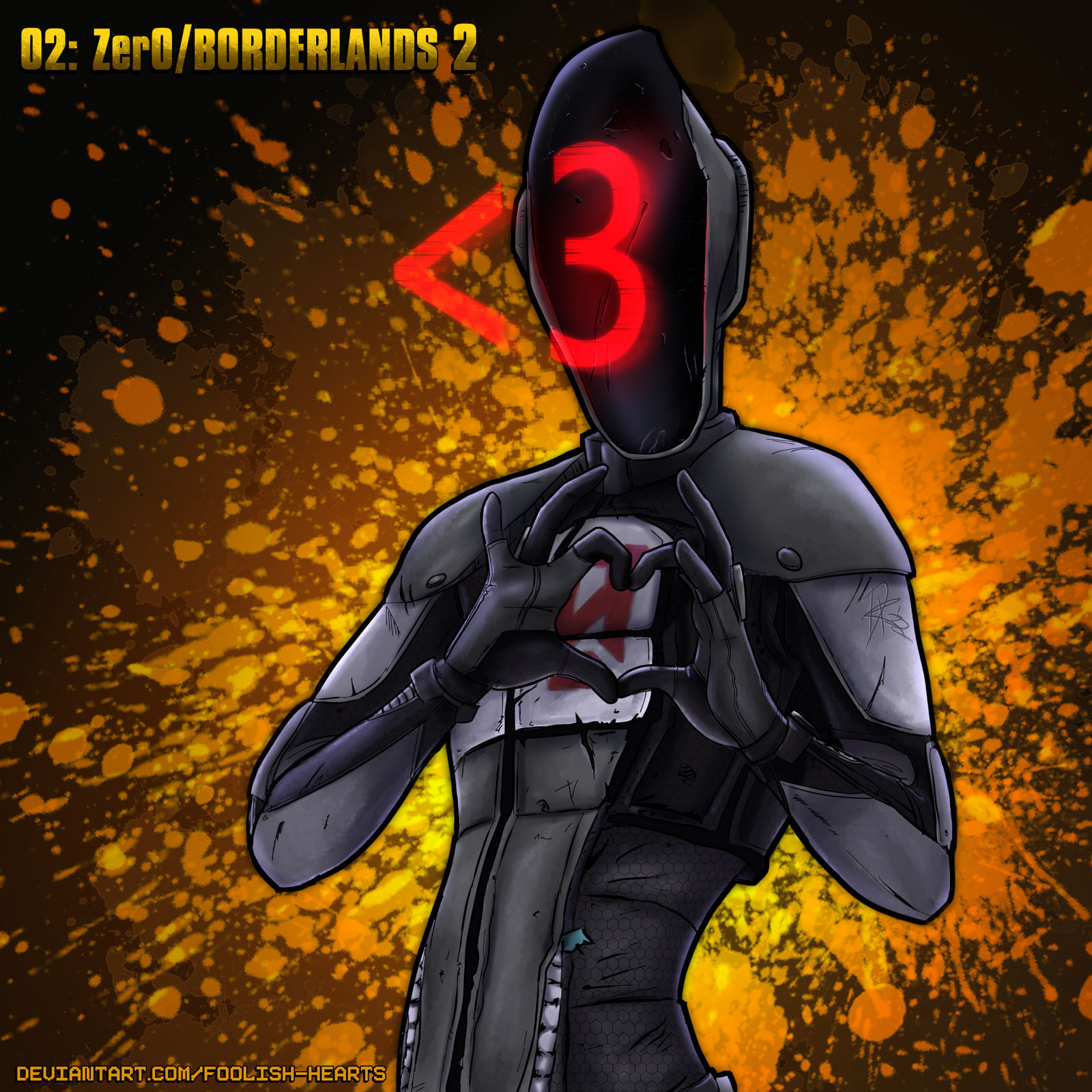 Boderlands Zero Zero Borderlands Fan Art ZER0 (Borderlands 2) Super Smash Bros.
