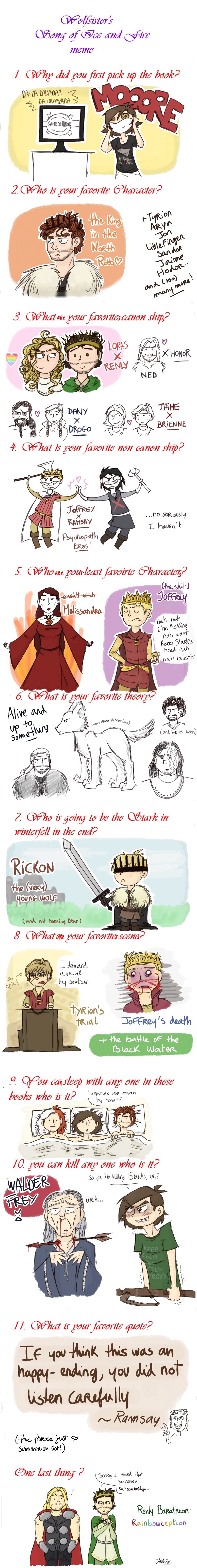 Wolfsister's Asoiaf meme