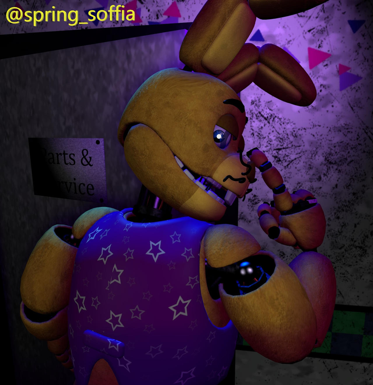 (SFM) Rewamped Springbonnie by springSoffia on DeviantArt