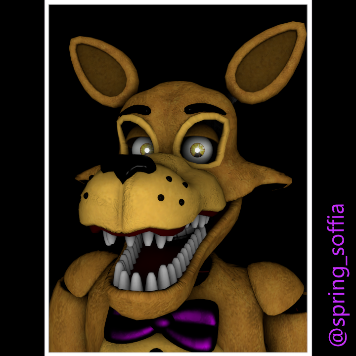 BLENDER FNAF] Withered chica custom night by springyt on DeviantArt