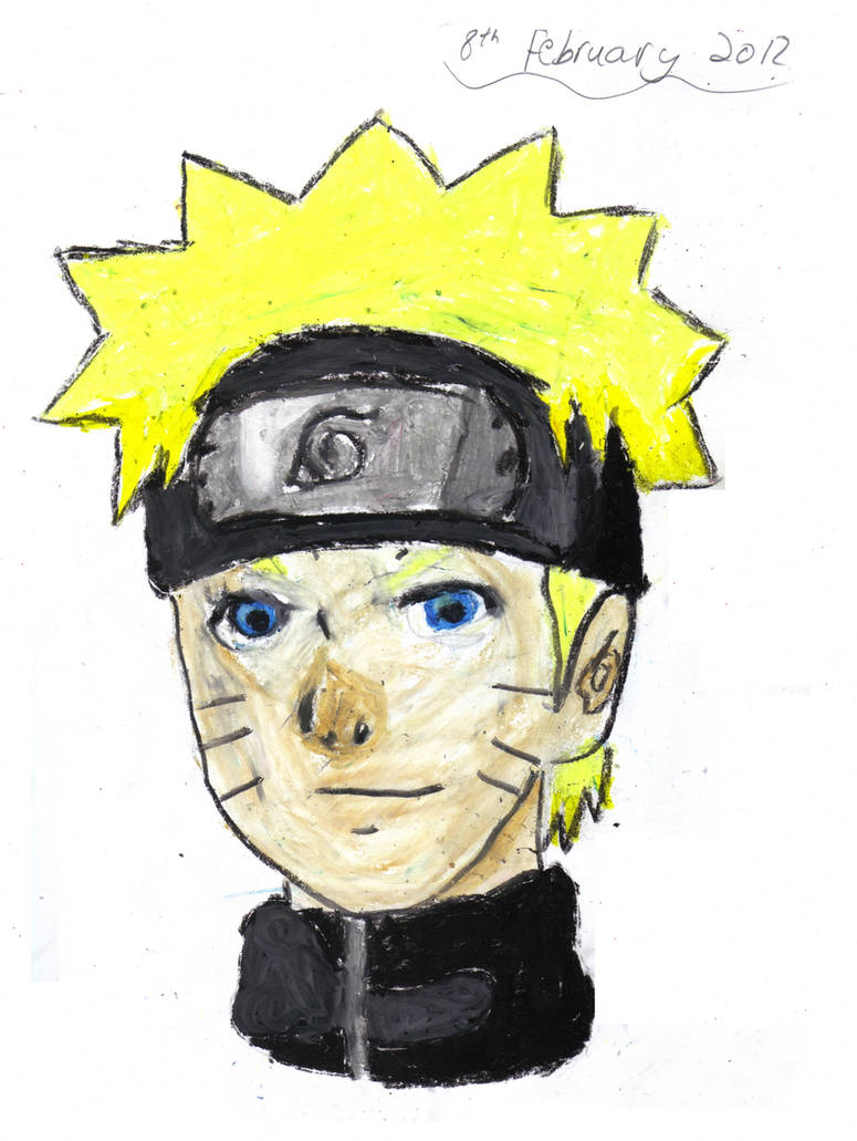 White Oil Pastels Naruto Sketch, Size: 42 Centimeter