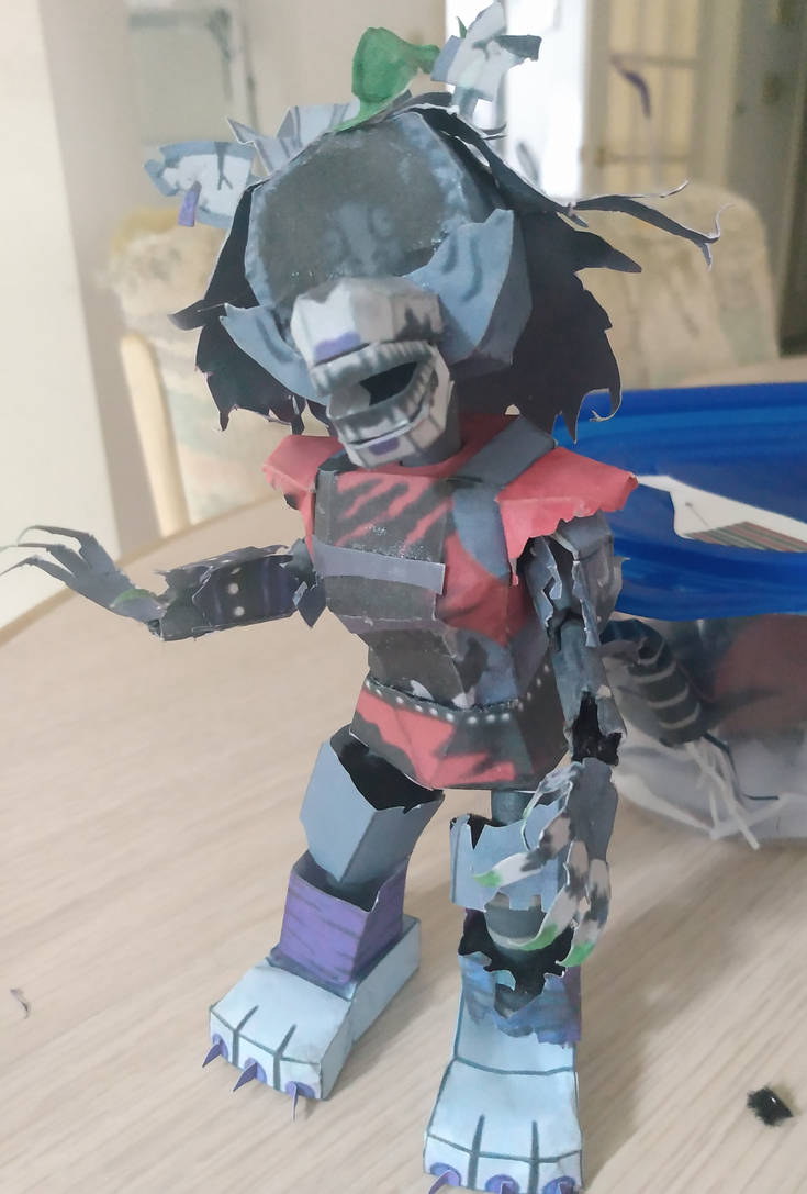Shattered Roxanne Wolf Papercraft Model by VincintAfton on DeviantArt