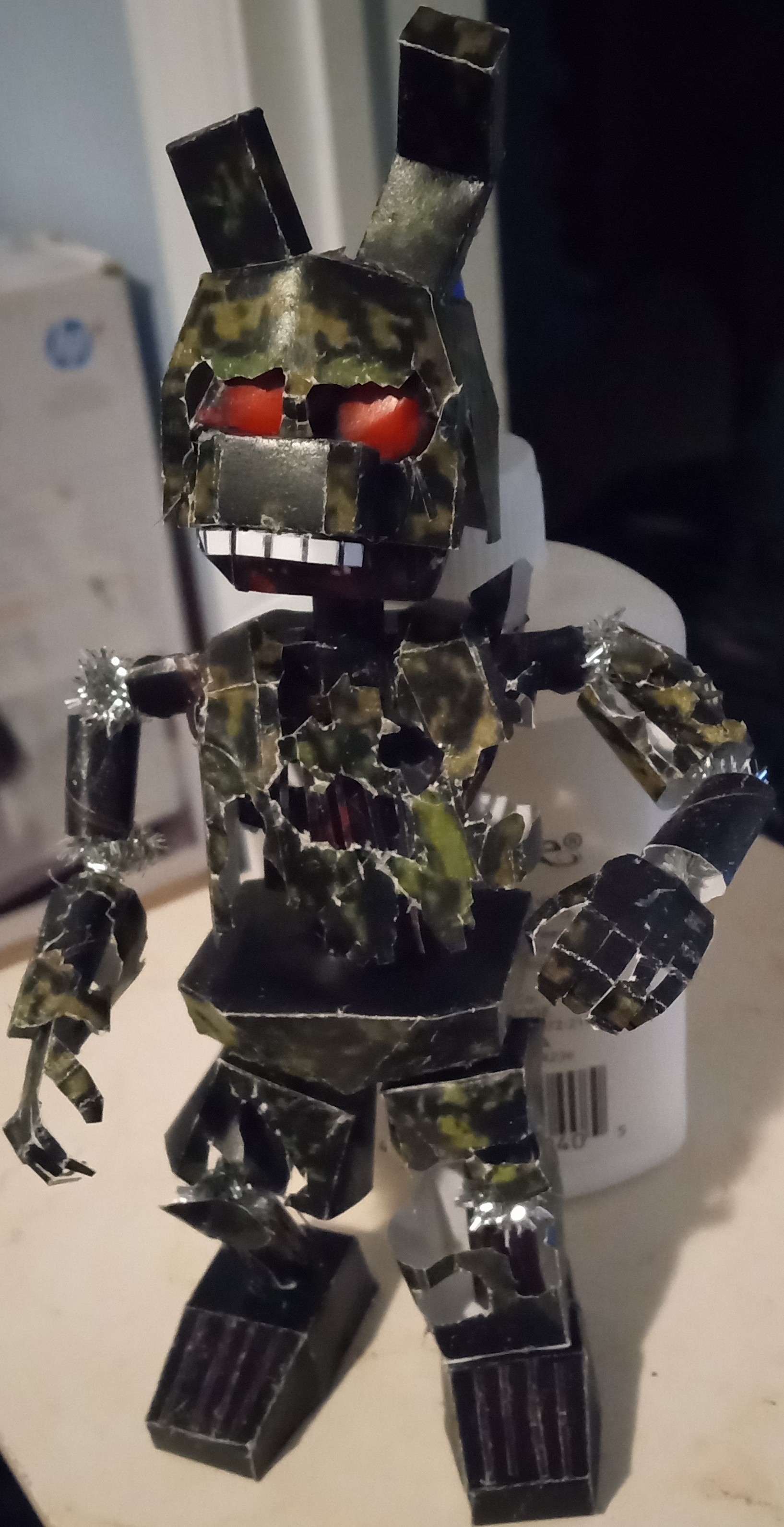 Ignited Springtrap Papercraft Built by VincintAfton on DeviantArt