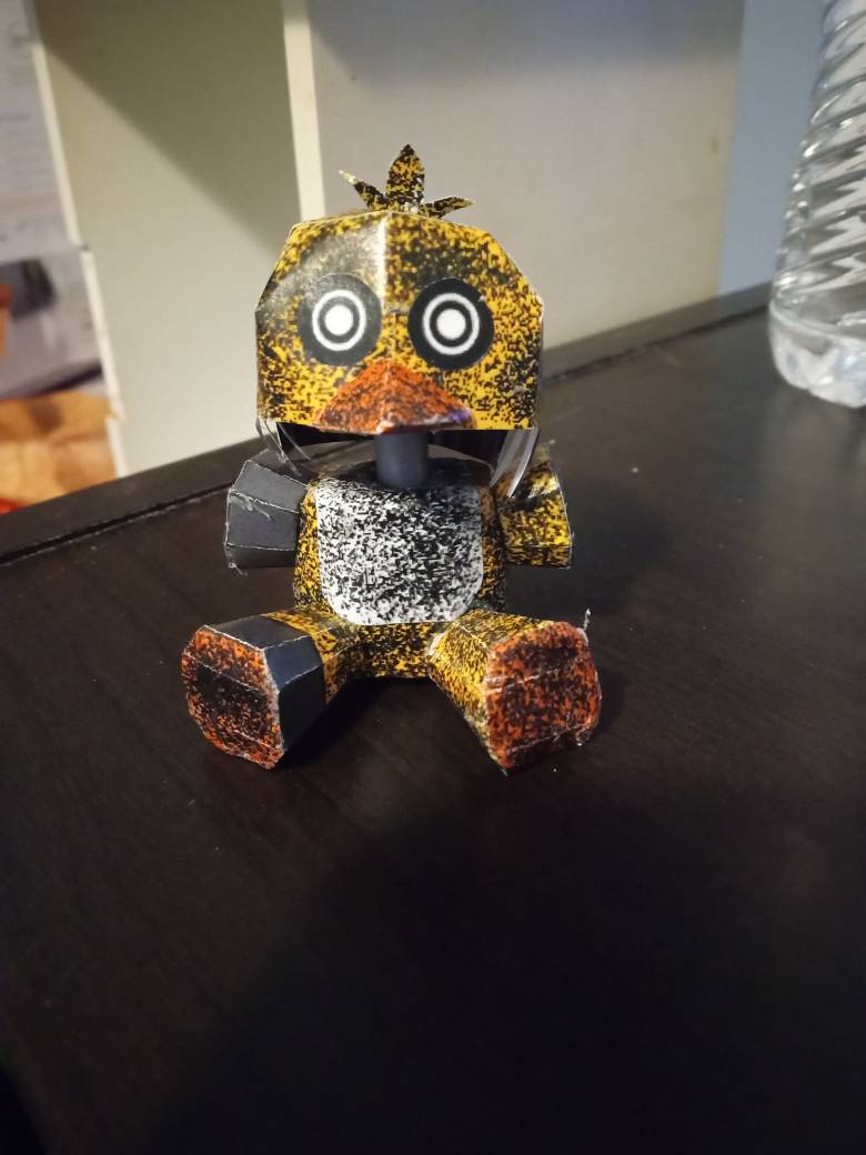 Withered chica plush papercraft by Helpysfunpaper on DeviantArt