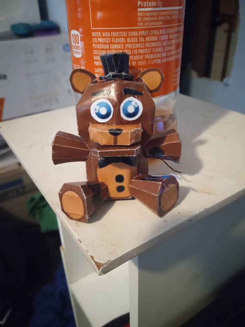 Withered Freddy Plush Papercraft Built by VincintAfton on DeviantArt