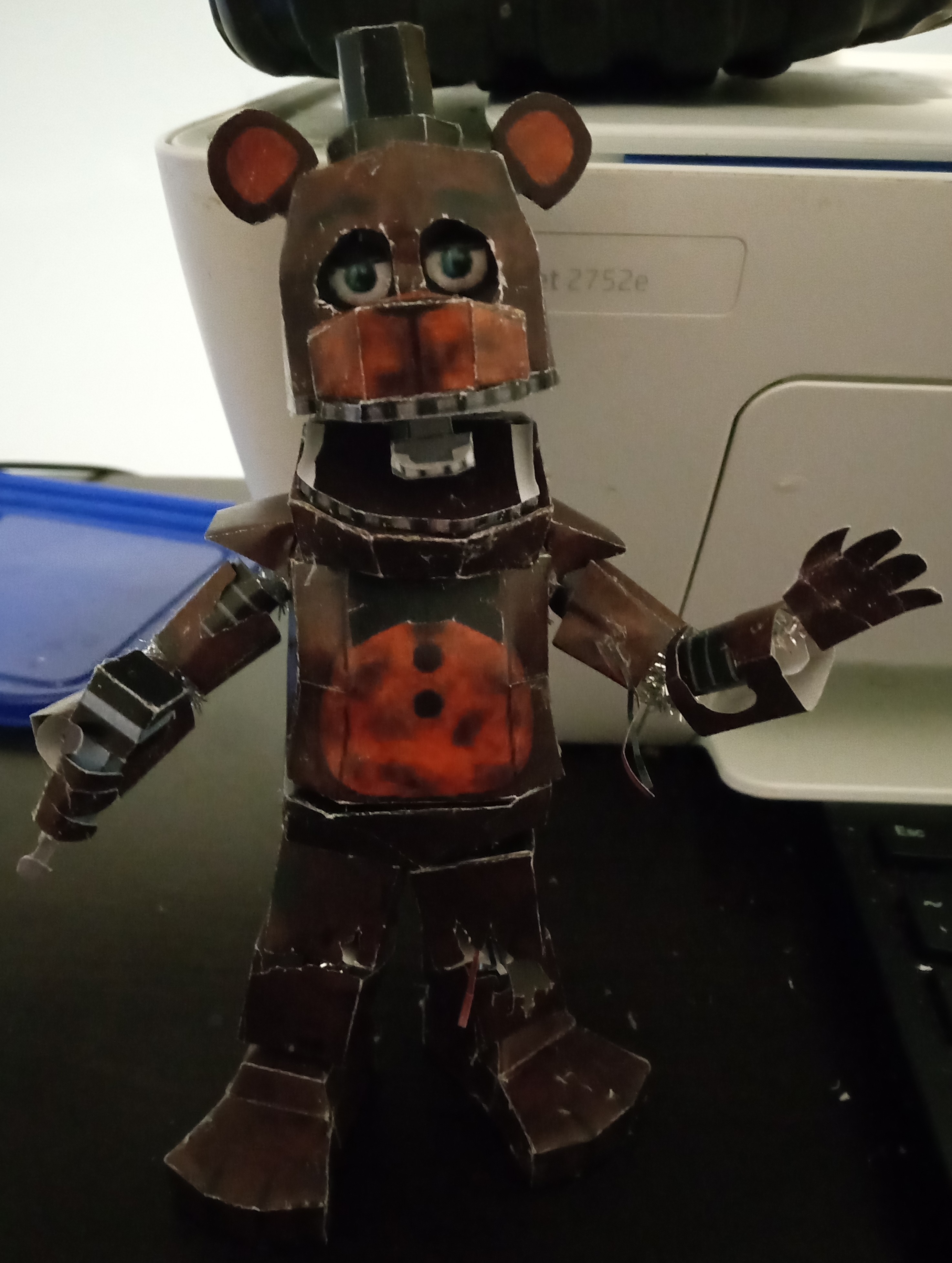 Withered Freddy Fnaf 2 Papercraft by JakovDrawzz