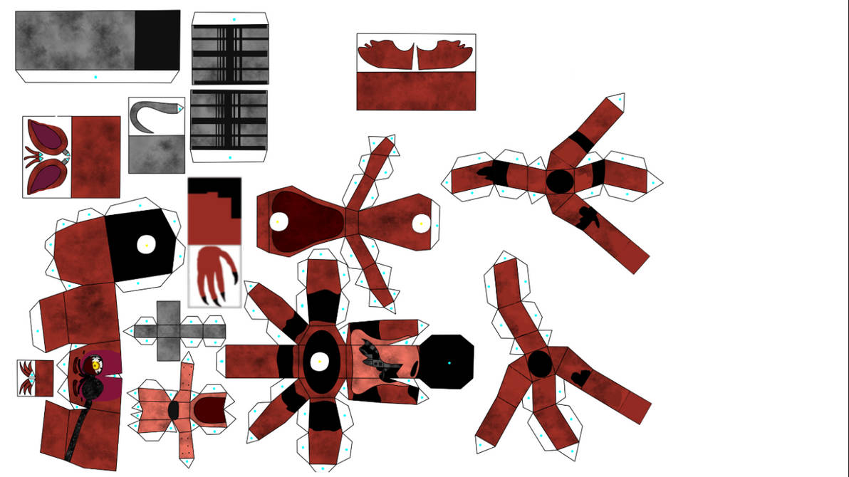 FusionZGamer Papercraft 1/2 by VincintAfton on DeviantArt