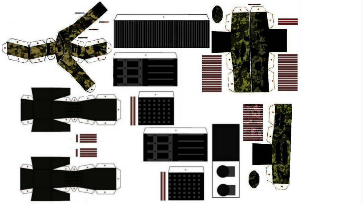 Springtrap Papercraft Template Ignited Springtrap Papercraft 2/2 by VincintAfton on DeviantArt