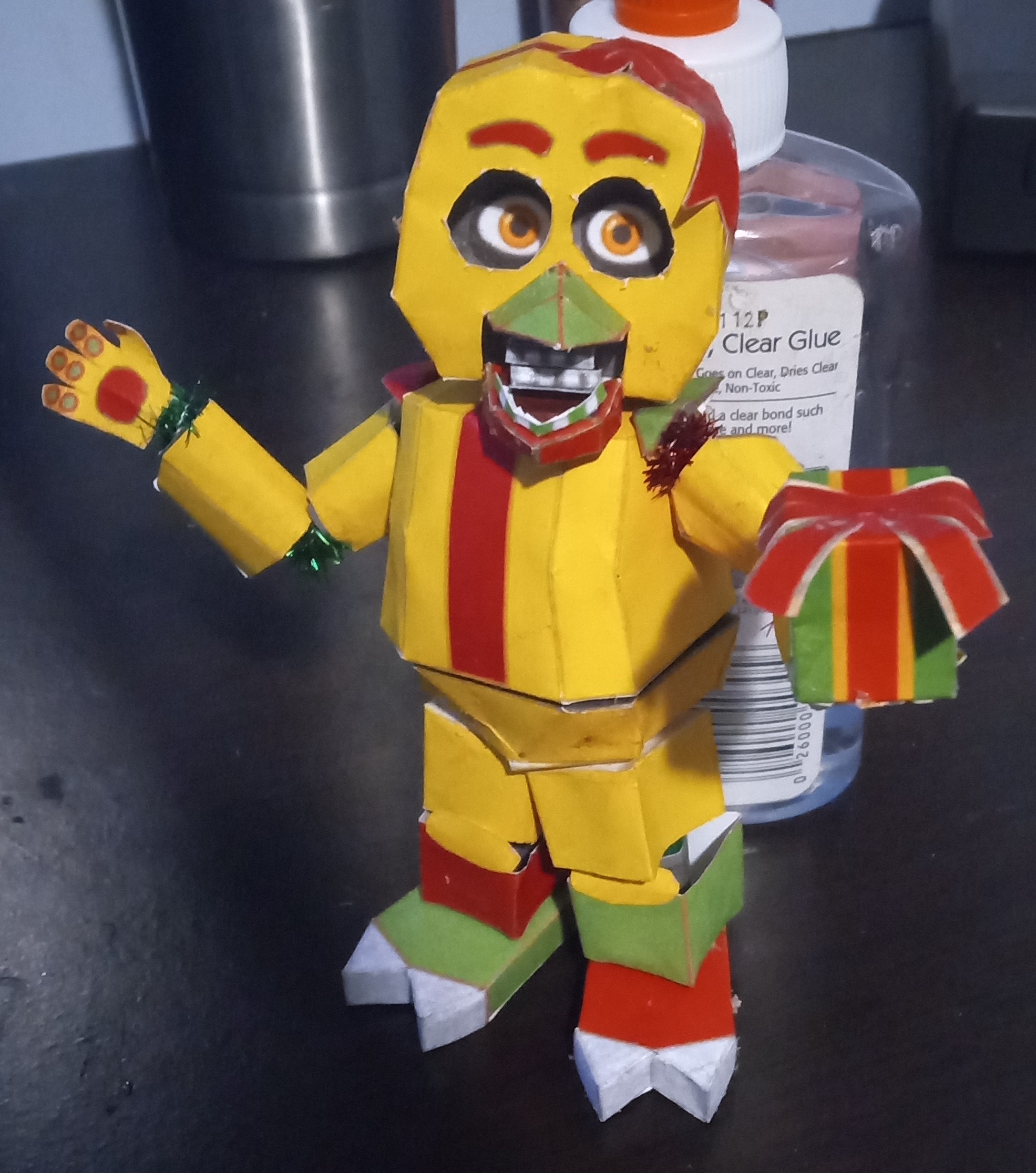 Withered Golden Freddy Plush Papercraft Built by VincintAfton on