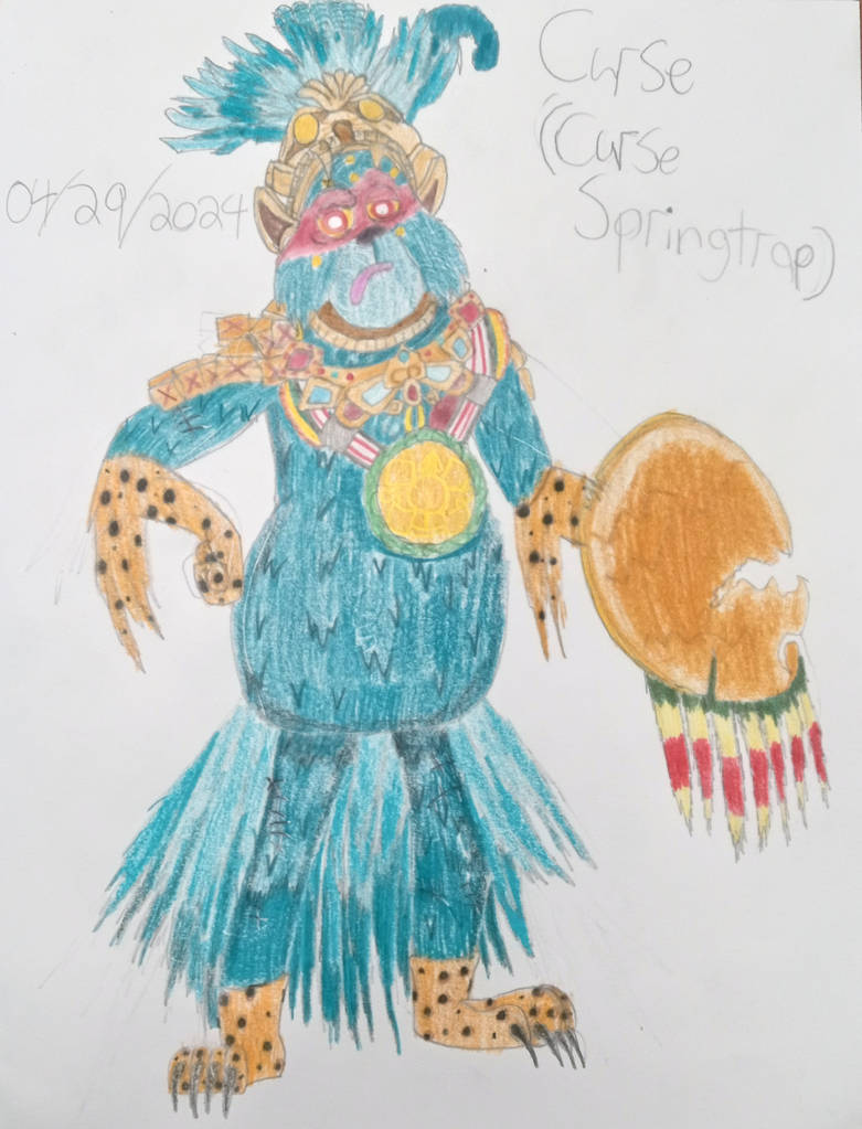 Curse (Curse Springtrap) by VincintAfton on DeviantArt