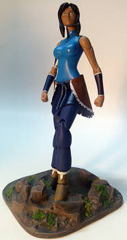 Legend of Korra Custom Action Figure with base