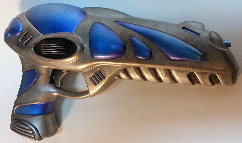 Alien blaster pistol prop by firebladecomics on DeviantArt
