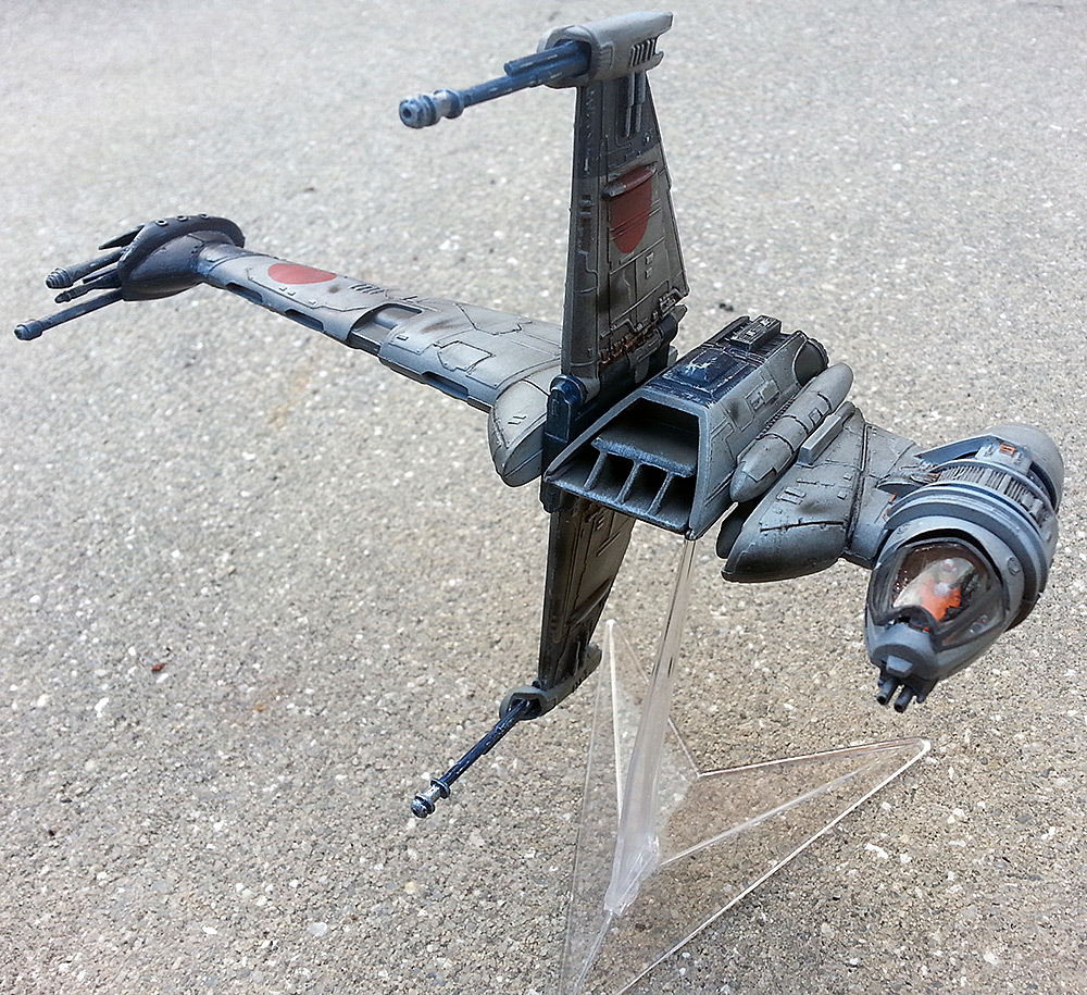 Rebel Alliance B-Wing Starfighter scale model