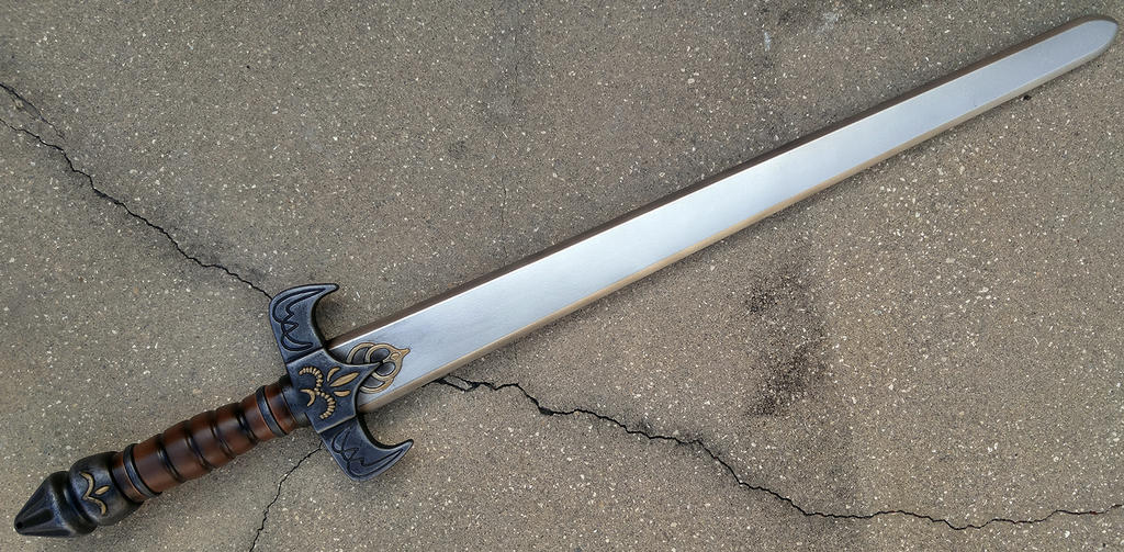Cosplay prop sword repaint by firebladecomics on DeviantArt