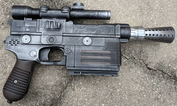 Han Solo's DL-44 Blaster Pistol Nerf Gun Repaint