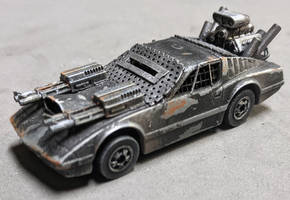 'Black Max' Gaslands custom 1/64 Hot Wheels car