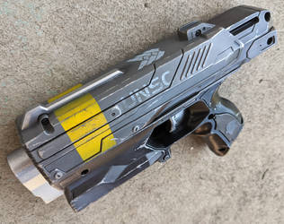 UNSC Halo themed Nerf Sidestrike repaint