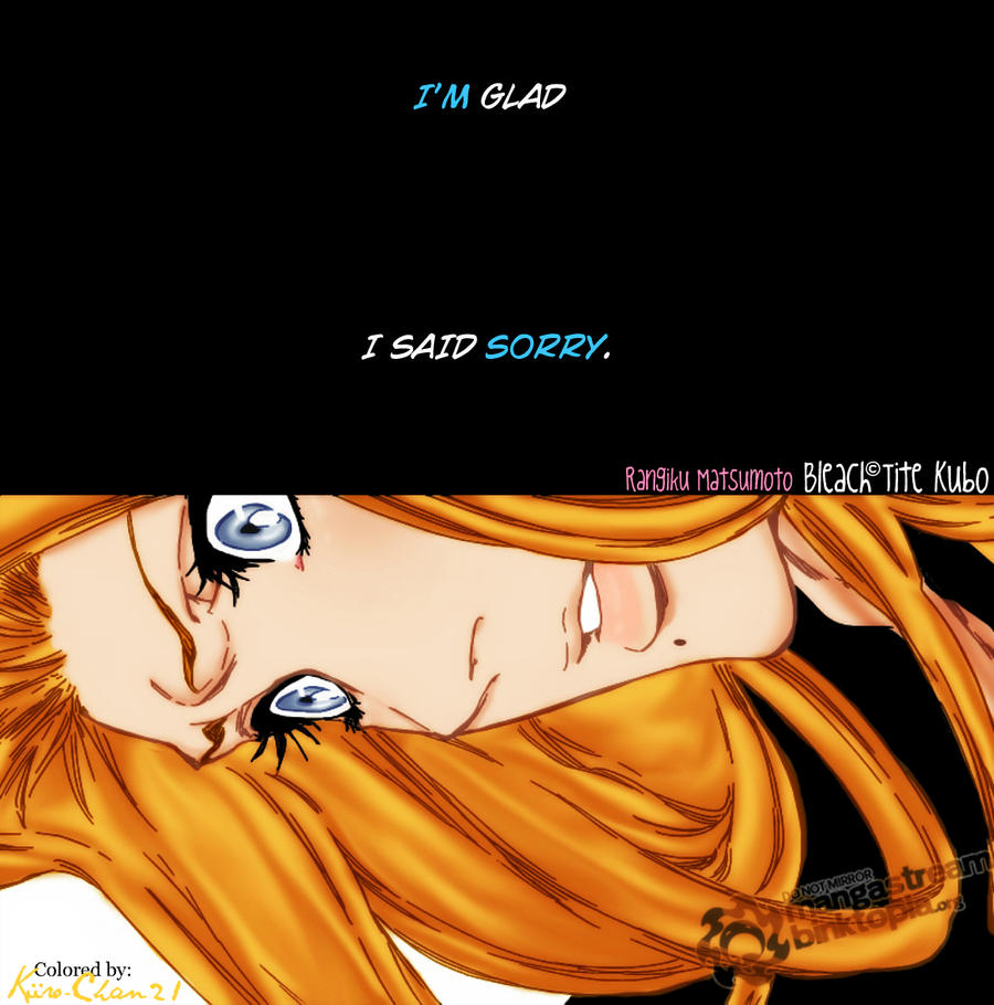 I'm Sorry, Rangiku