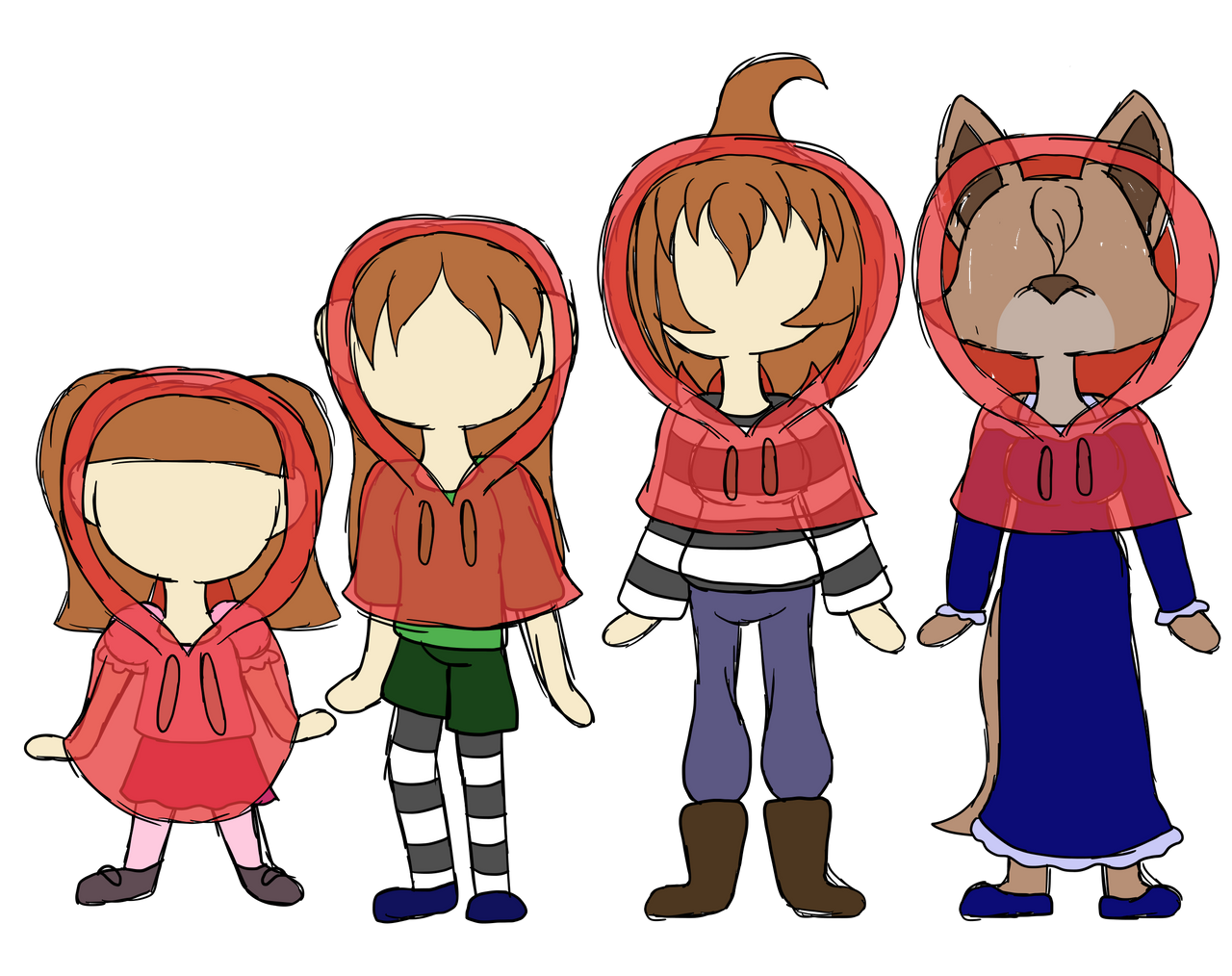 Little Red Hood (Animatic designs) by puresthope125 on DeviantArt