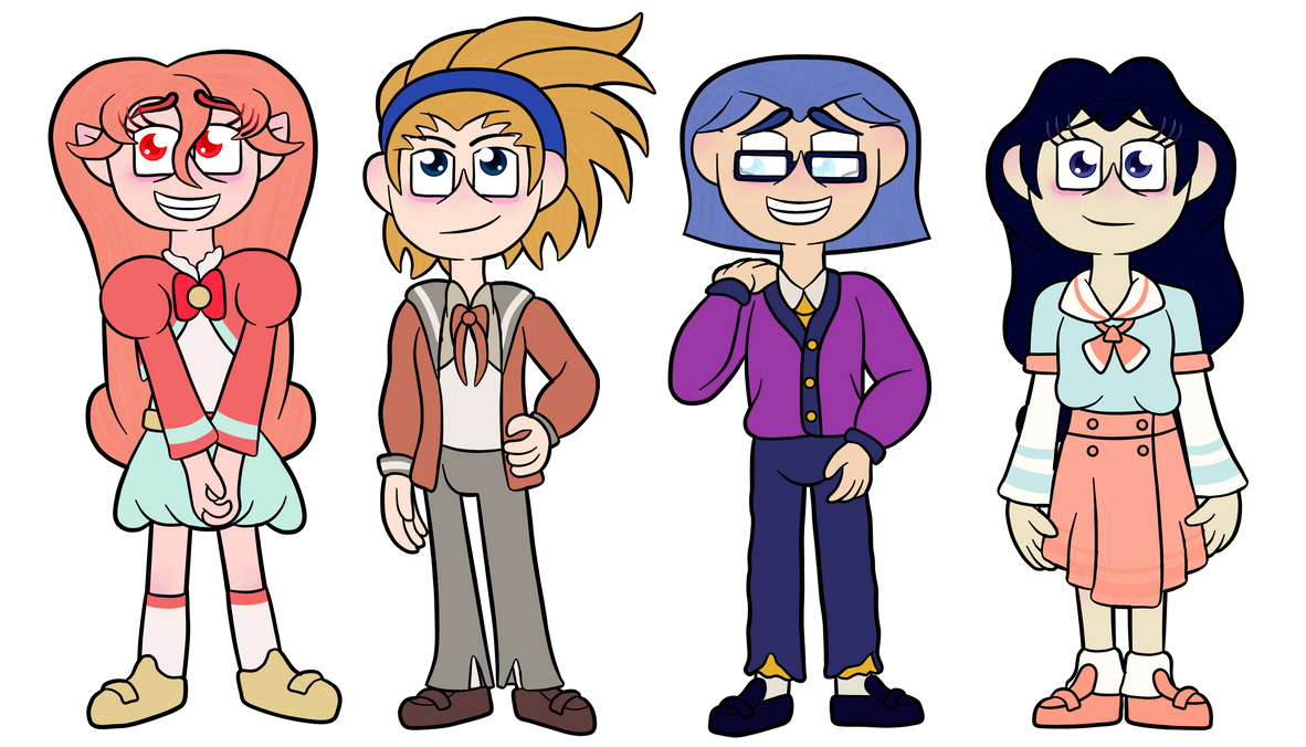The school uniformed Sixth Rangers by puresthope125 on DeviantArt