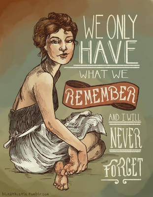 I Will Never Forget by blindthistle