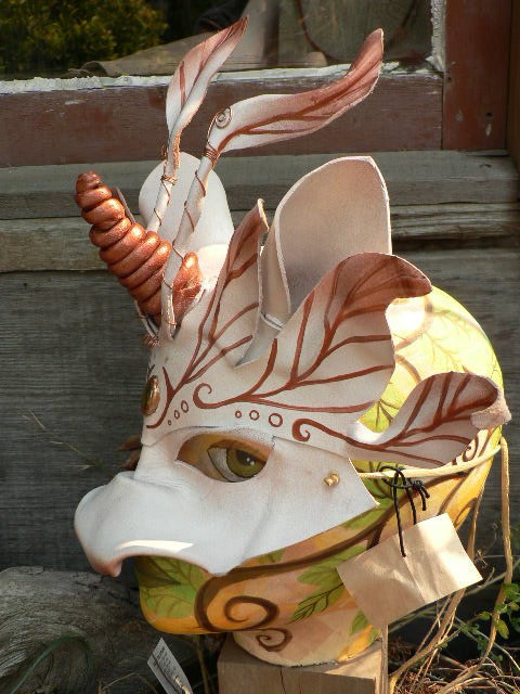 Donkey Unicorn leather mask