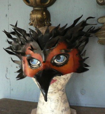 Firebird, leather mask