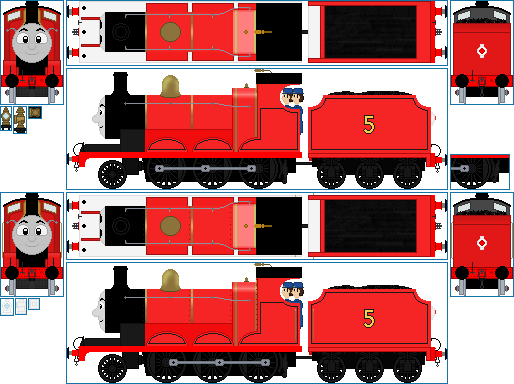 James The Red Engine by CrystalCaden53 on DeviantArt