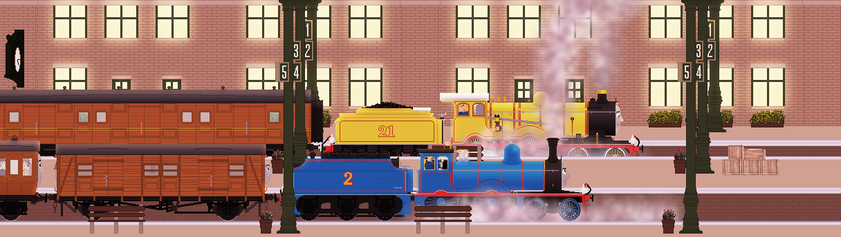 Fast Evening Trains by Dusk-Stargazer on DeviantArt