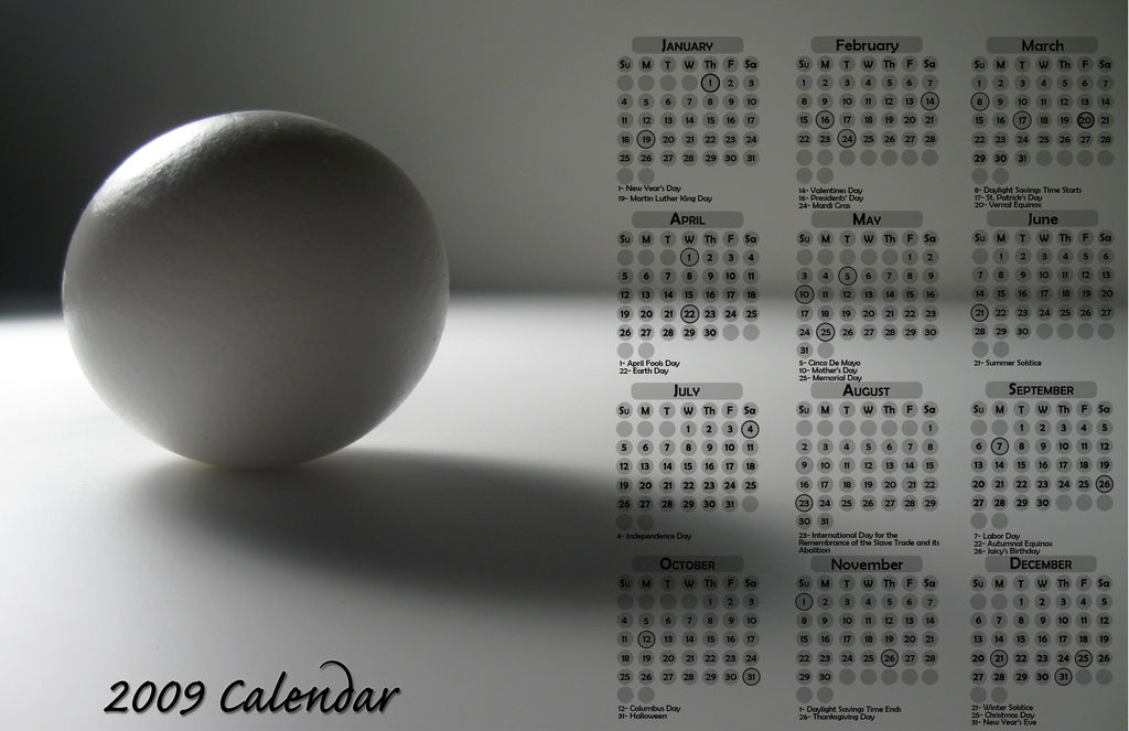 2009 Calendar