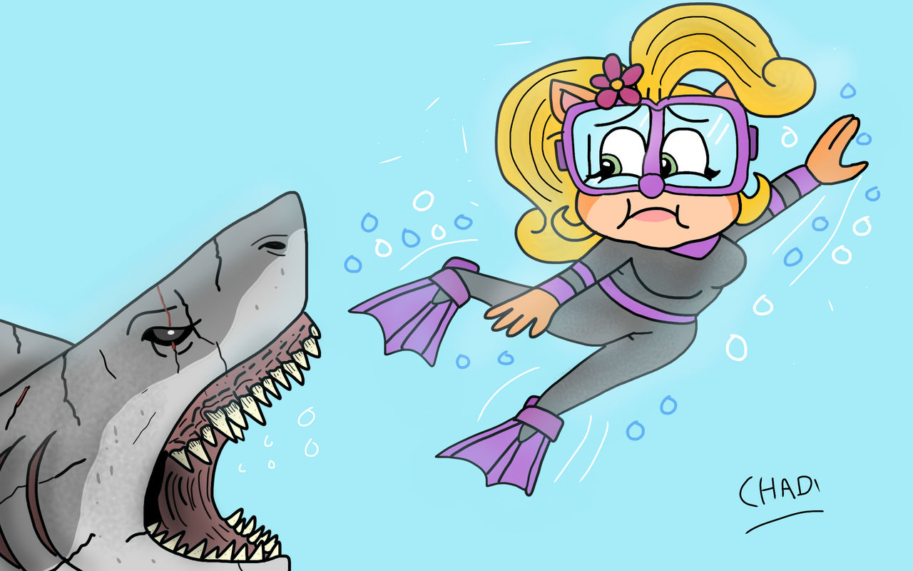 Woah! Calm Down, Shark! by MillerTheCockroach on DeviantArt