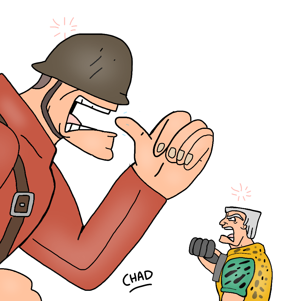 Soldiers arguing by Chadartist99 on DeviantArt