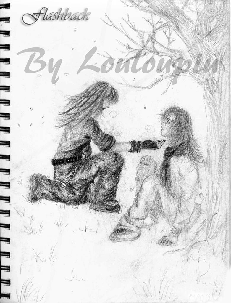 Flashback sketch by Louloupiu on DeviantArt