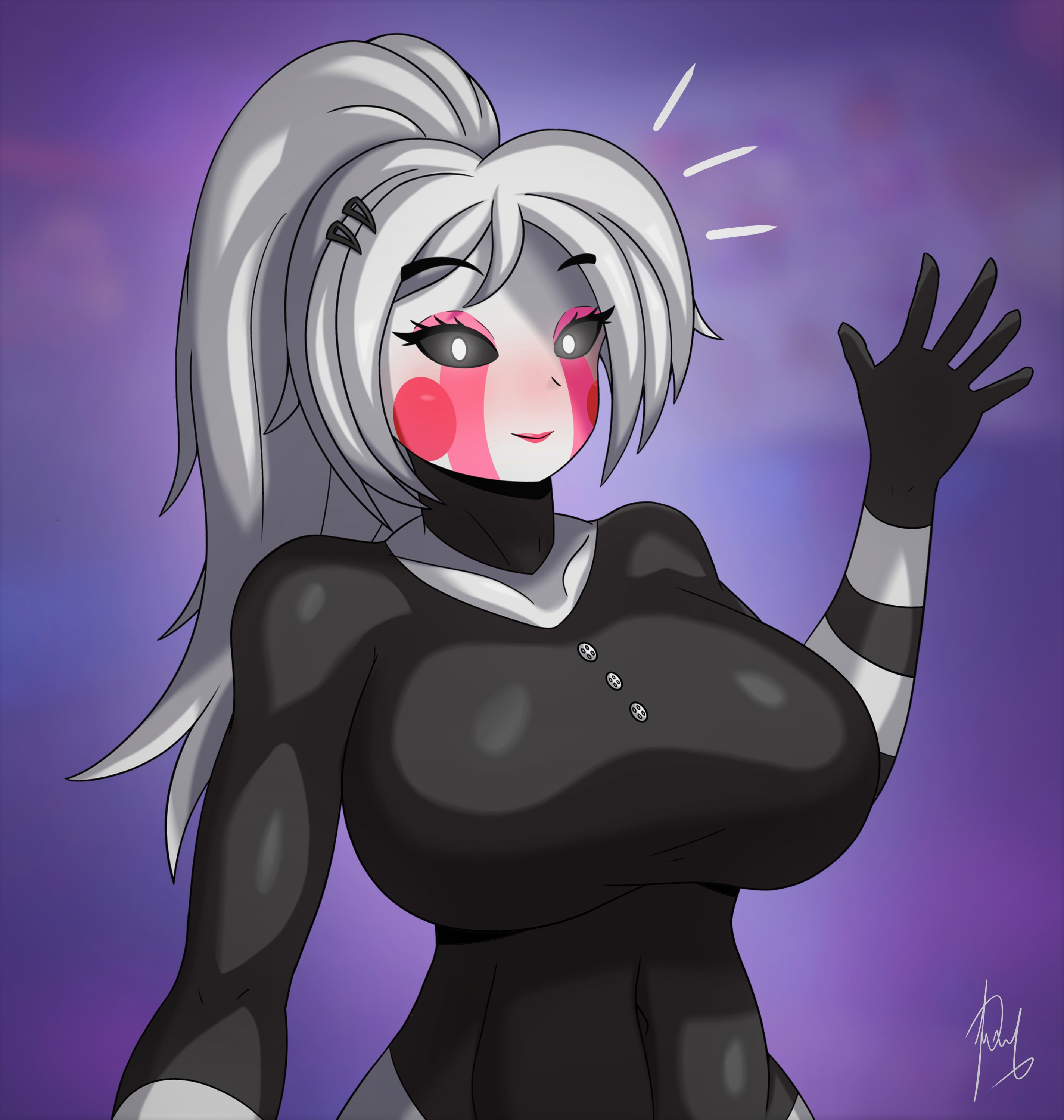 FNaF - Fem Puppet (NSFW Content on Patreon) by Wolfenstain1 -- Fur