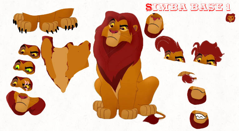 Simba base 1 by Shibaa1 on DeviantArt