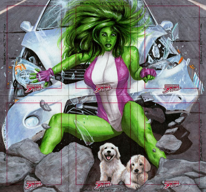 Dangerous Diva- She-Hulk