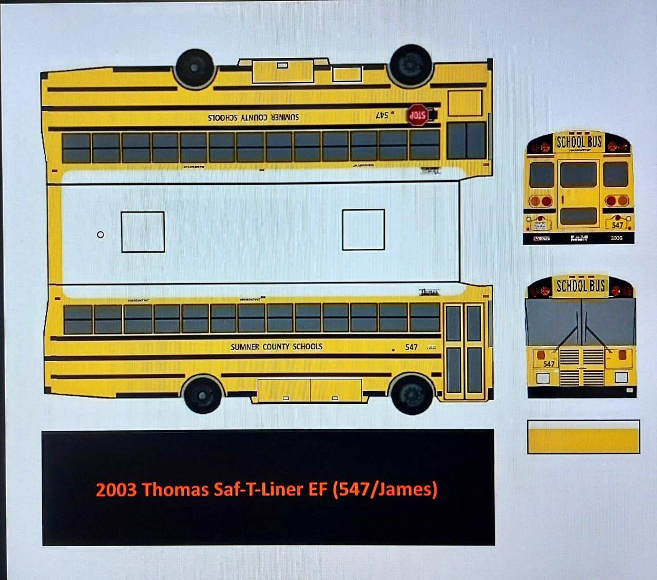 2003 Thomas EF (547/James) papercraft by BusDriver2086 on DeviantArt