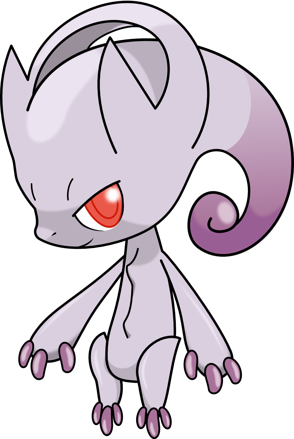 Chibi Mega Mega Mewtwo Chibi by lonly-chibi-dragon on DeviantArt
