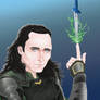 Loki with dagger