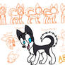 REDESIGN - Blizzard the Siberian Husky