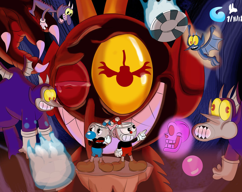 Cuphead - You died? That's all folks! by DilaNeko on DeviantArt
