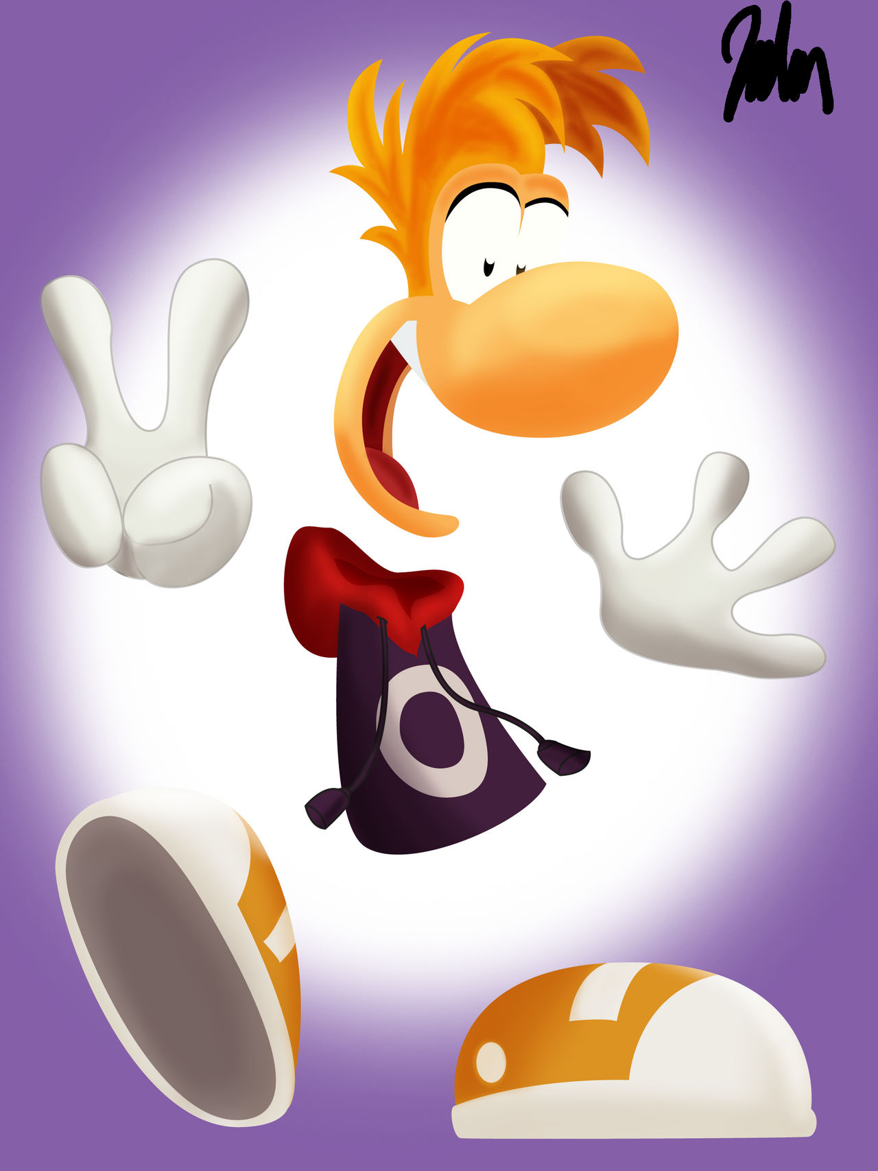 Rayman by Jpolte on DeviantArt