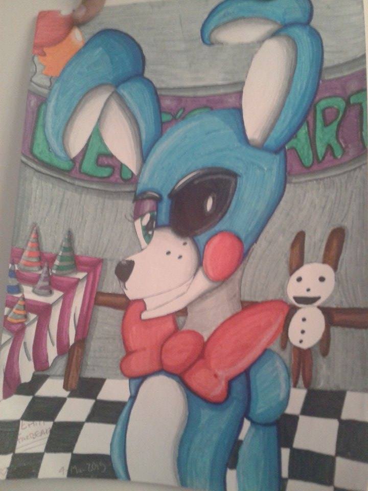 Toy Bonnie Dibujo by EMILYFAZBEAR123 on DeviantArt